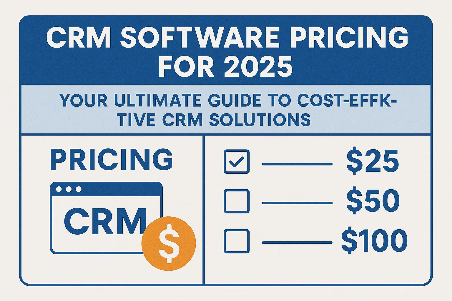 CRM Software Pricing for 2025: Your Ultimate Guide to Cost-Effective CRM Solutions